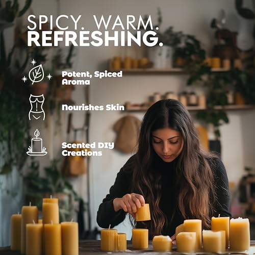 Image of Esslux Cinnamon Leaf Essential Oil - 100% Pure Natural Cinnamon Oil for Diffuser, Skin & Aromatherapy | Warm, Spicy Aroma Perfect for Candle & Soap Making - Therapeutic Grade - 10 ML