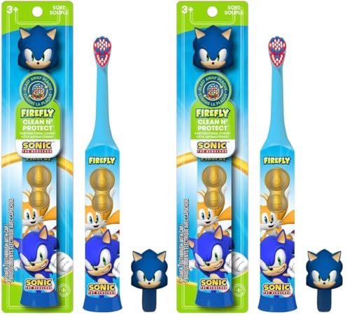 FIREFLY Sonic The Hedgehog Toothbrush, Ages 3+ | Premium...