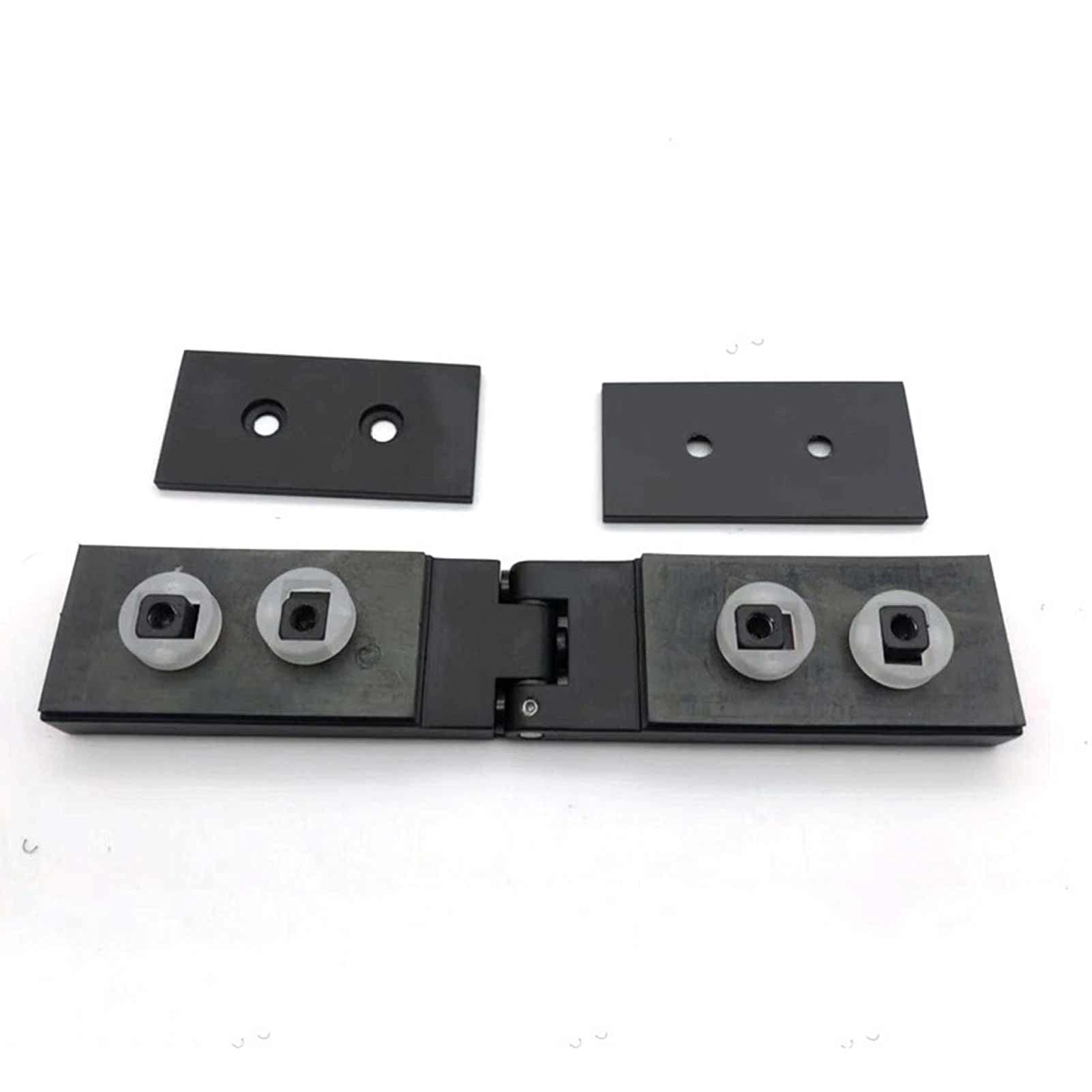 bisagras para mamparas de ducha, Abrazadera de bisagra de puerta de vidrio, 2 bisagras de puerta de vidrio Bisagra de puerta de ducha de 180 grados Gabinete de puerta de vidrio pesado Gabinete de exhi