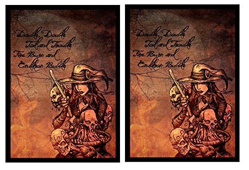 Legion Iconic  Witch and CAULDRON 100 Matching Matte Finish Sleeves (fits Magic / MTG, Pokemon Cards)