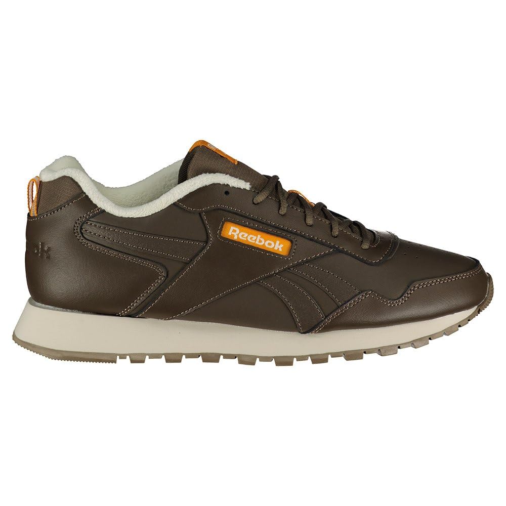 Reebok Men Glide Sneaker, Grout F23/Vintage Chalk S23-R/Shocking Orange F23, 3