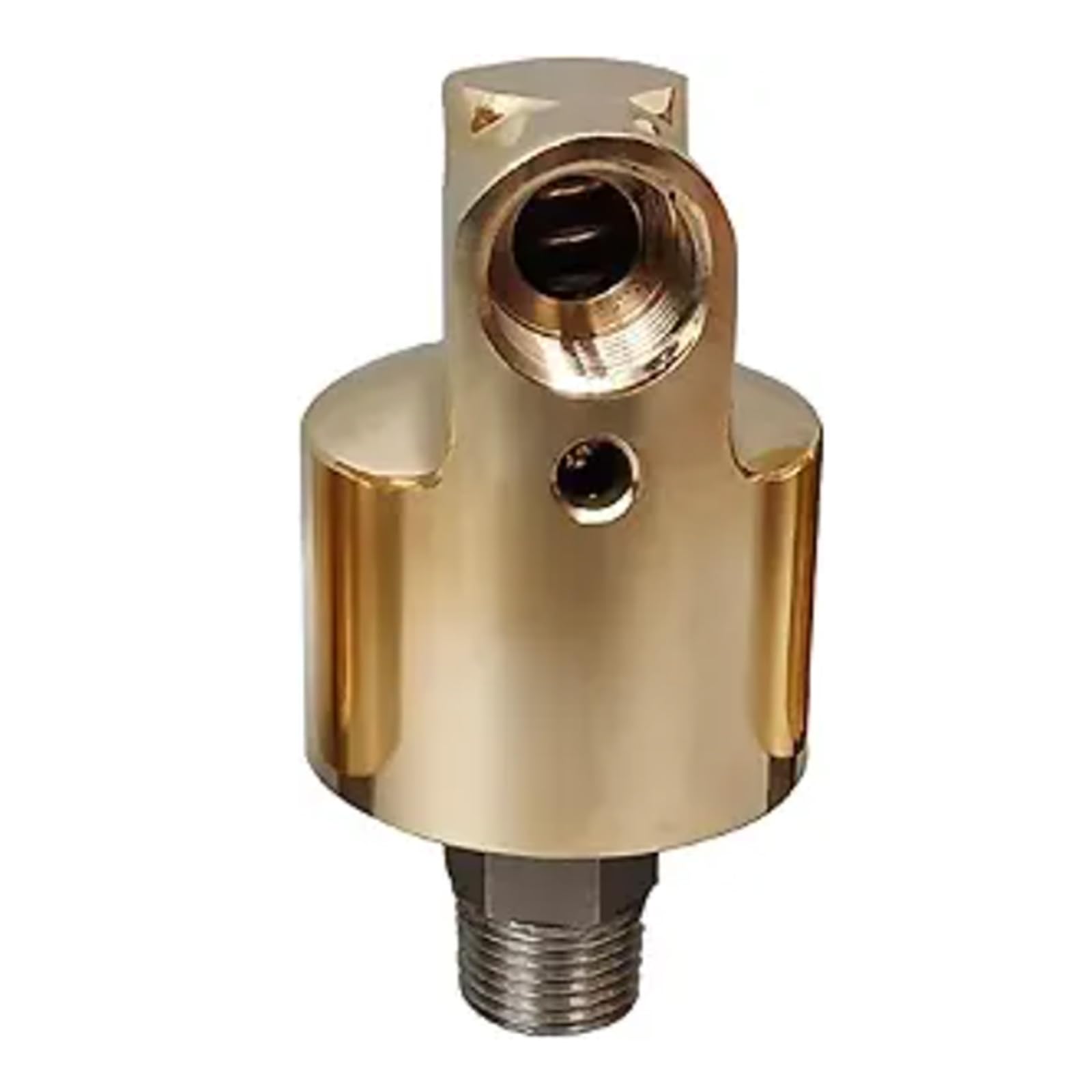 Kelisdi Hd15 1 / 2Inch Rotating Joint, 360 Rotary Joint Brass Rotation Union Water Air Swivels Coupling Sprays Connectors Cooling Water Connectors