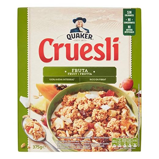 Quaker Cruesli Fruta, 375g