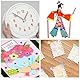 Musterbeutelklammern Musterklammern Briefklammern Scrapbooking Brads Metall Rundkopfklammern Bunte Musterbeutelklammer Bastelklammern Mini Brads Split Pins für Basteln Verzierungen und DIY 200 Stück