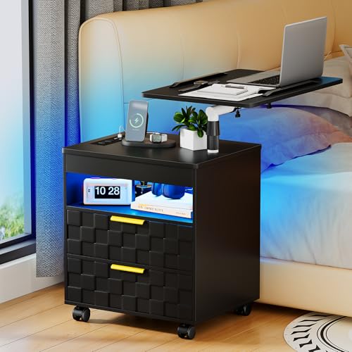 Lareth Height Adjustable Nightstand