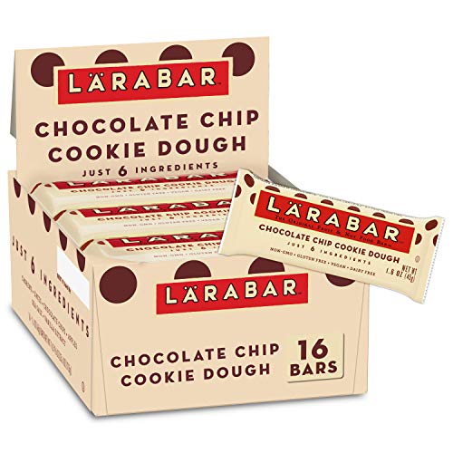 Larabar Gluten Free Bar, Chocolate Chip Cookie Dough, 1.6 oz Bars (16 Count)
