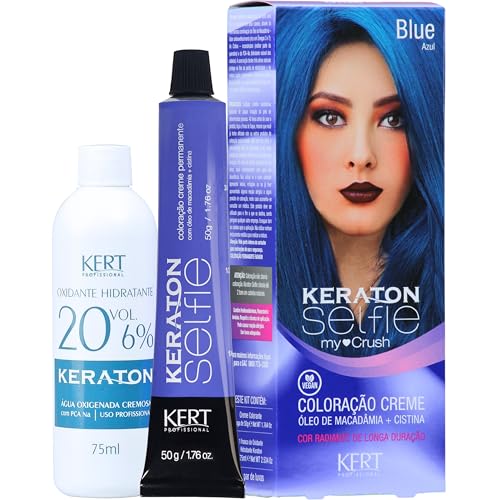 Keraton Coloração Selfie My Crush 50G E 75Ml Blue/Azul