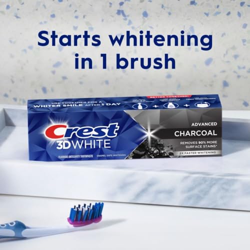 Crest 30772103388 3D White Advanced Charcoal Teeth Whitening Toothpaste thumb #7