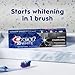 Crest 3D White Advanced Charcoal Teeth Whitening Toothpaste with Fluoride, 3.3 oz, Pack of 3