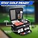Course Cargo Golf Trunk Organizer - Storage for Golf Shoes, Balls, Clothes, and Accessories in Your Car or SUV - Waterproof, Durable, and Portable - The Perfect Golf Gift for Men and Women