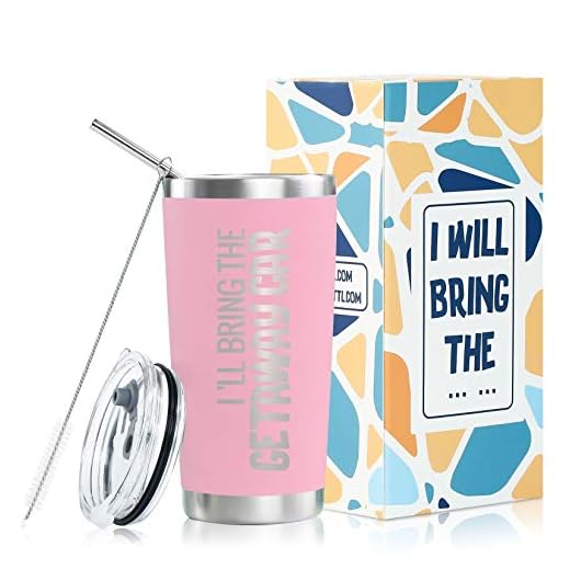 Onebttl Resemugg, present till vän, dryckeskopp med lock och sugrör, 550 ml termoskopp, rostfritt stål dubbla väggar vakuum isolerad bilmugg, för födelsedag, jul, vänskap, rosa