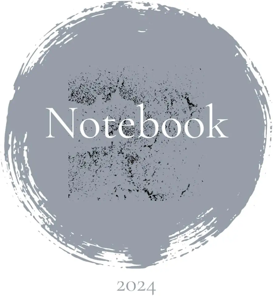 Notebook Green White Minimalist
