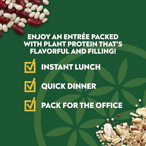 Image of SEEDS OF CHANGE Organic High Protein Bowl Harvest Herb, Prepared Entree, Microwave in 90 Seconds, 9 oz (Pack of 6)