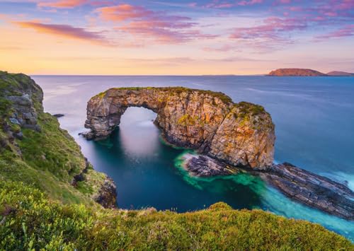 Schmidt Spiele 59772 Ireland, Co.Donegal, Fanad, Pollet Sea Arch, Puzzle 1000 pièces, Multicolore