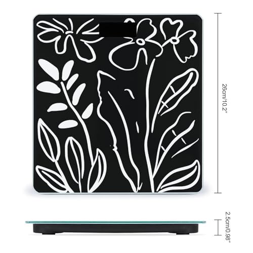Báscula digital para peso corporal de vidrio templado miniatura 2