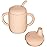 Cuddle Campus Sippy Cups 7OZ, [4 in 1] Baby Cups, Shatterproof Silicone Straw Cup,Open Cup for 6M, 6M+,6-12 Months,1/1+ Year Old Baby,Toddler