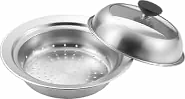 軽量ステンレス蒸し器 4段重ね可能 ガラス蓋付き 51HmsJkgkcL._AC_UL210_SR210,