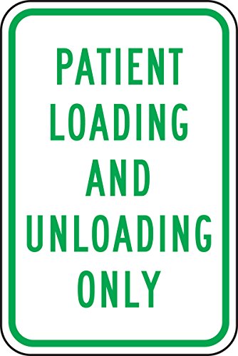 Panneau de signalisation parking hôpital pour organiser la dépose des patients