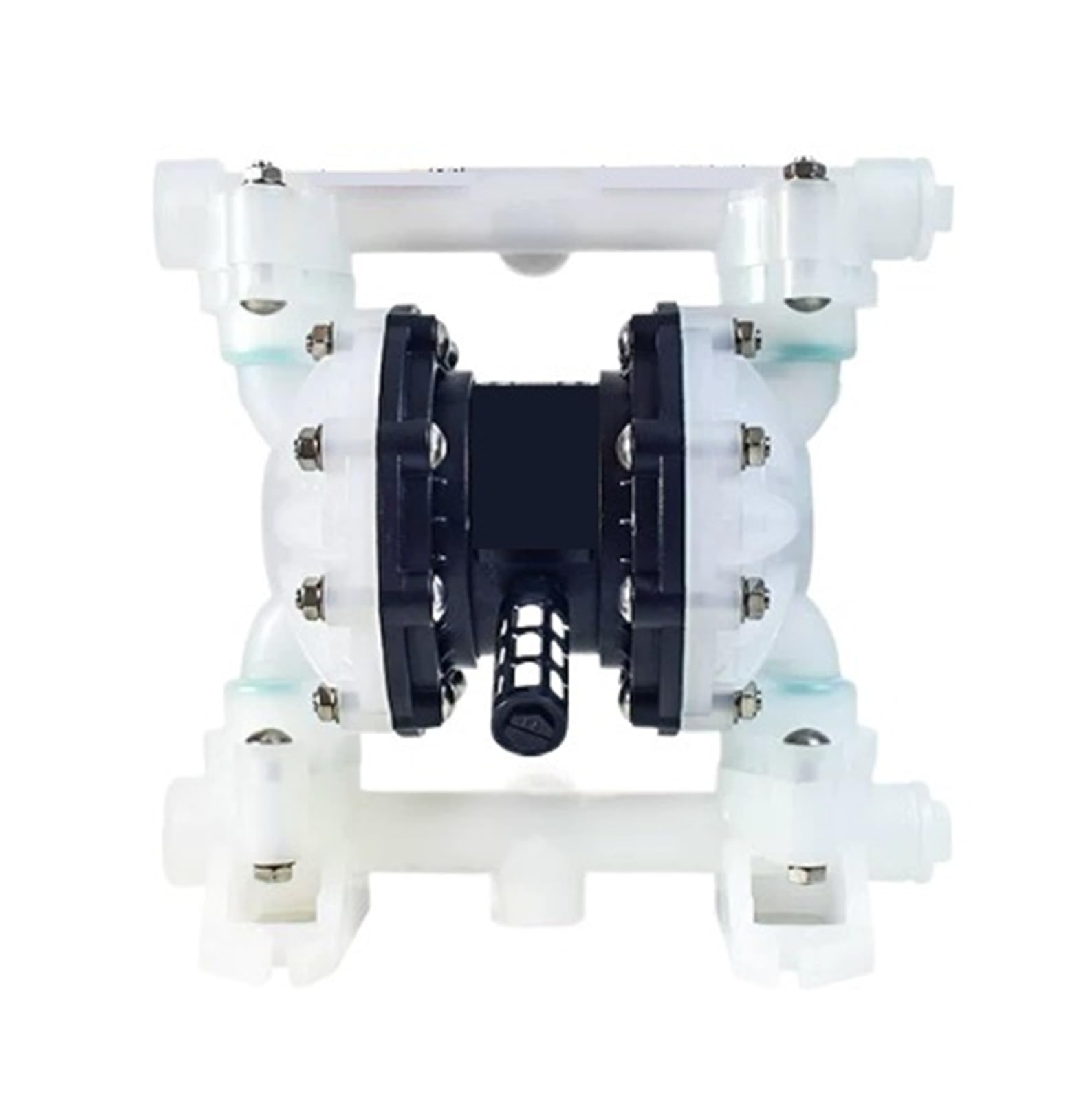 Pneumatic Diaphragm Pump QBY3-25STFS PP Plastic Flow Rate 57lpm Inlet/Outlet 1in