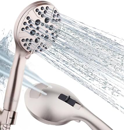 All Metal Handheld Shower Head with Filter SUS304 Stainless Steel ...