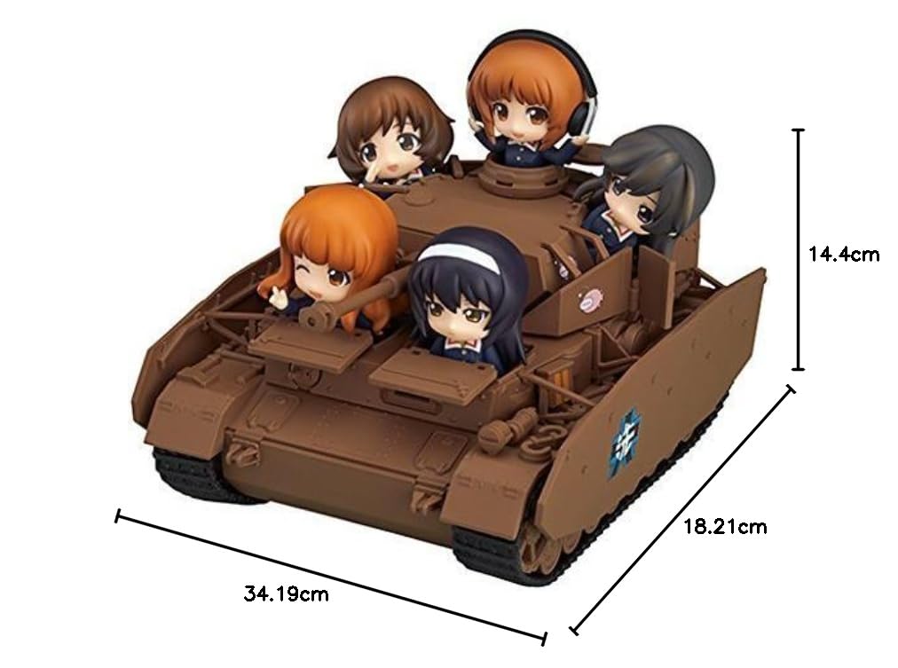 Amazon.co.jp: ねんどろいどもあ Ⅳ号戦車 D型改 (H型仕様) 全長約