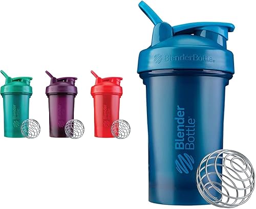 Miniatura 9 de BlenderBottle Classic V2 - Botella mezcladora perfecta, 20 onzas (paquete de 3) rojo, verde y ciruela y botella mezcladora clásica V2 perfecta para