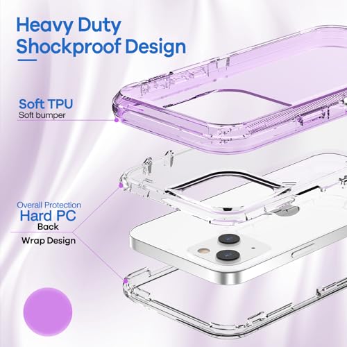 Oribox B1BOXIPXXSC2 For Iphone 14 Case For Iphone 13 Case Purple thumb #2