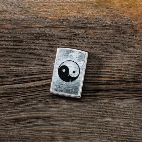 Encendedor Zippo personalizado con diseño dragón y tigre miniatura 2