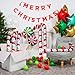 Imagen de FALSKT 6PCS Bastones Inflables de Caramelo Bastones de Caramelo Inflables de Navidad Bastones de Caramelo inflables 88cm para Fiesta Interiores y Exteriores Regalos Navideño para Decoración del Hogar