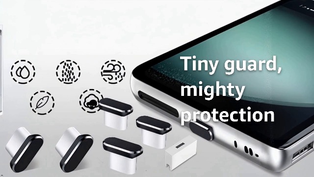USB C Dust Plug Kit With Anti-Lost Design - 10pcs Silicone Port Covers For IPhone 15 IPad & More