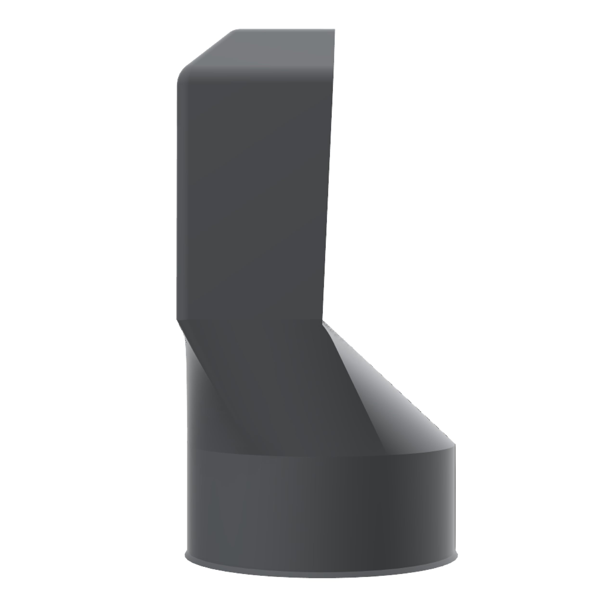 Grille d’aération vide sanitaire Ø100 mm (Lot de 2) - Ventilation PVC anti-humidité, anti-nuisibles, pour sous-sol, cave et extérieur (Gris Anthracite)