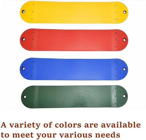 Miniatura 6 de Yangogle Paquete de 2 columpios azules resistentes de 66 pulgadas con cadena recubierta de plástico, juego de accesorios de repuesto con ganchos a