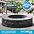 BIRDROCK HOME Fire Pit Ring - Inner Fire Ring Insert - Easy Assembly Round Heavy Duty Metal Fire Pit, Solid Iron Ring Fire Pits for Outside, Backyard, Camping & Bonfire - Black, 30" Inner & 36" Outer