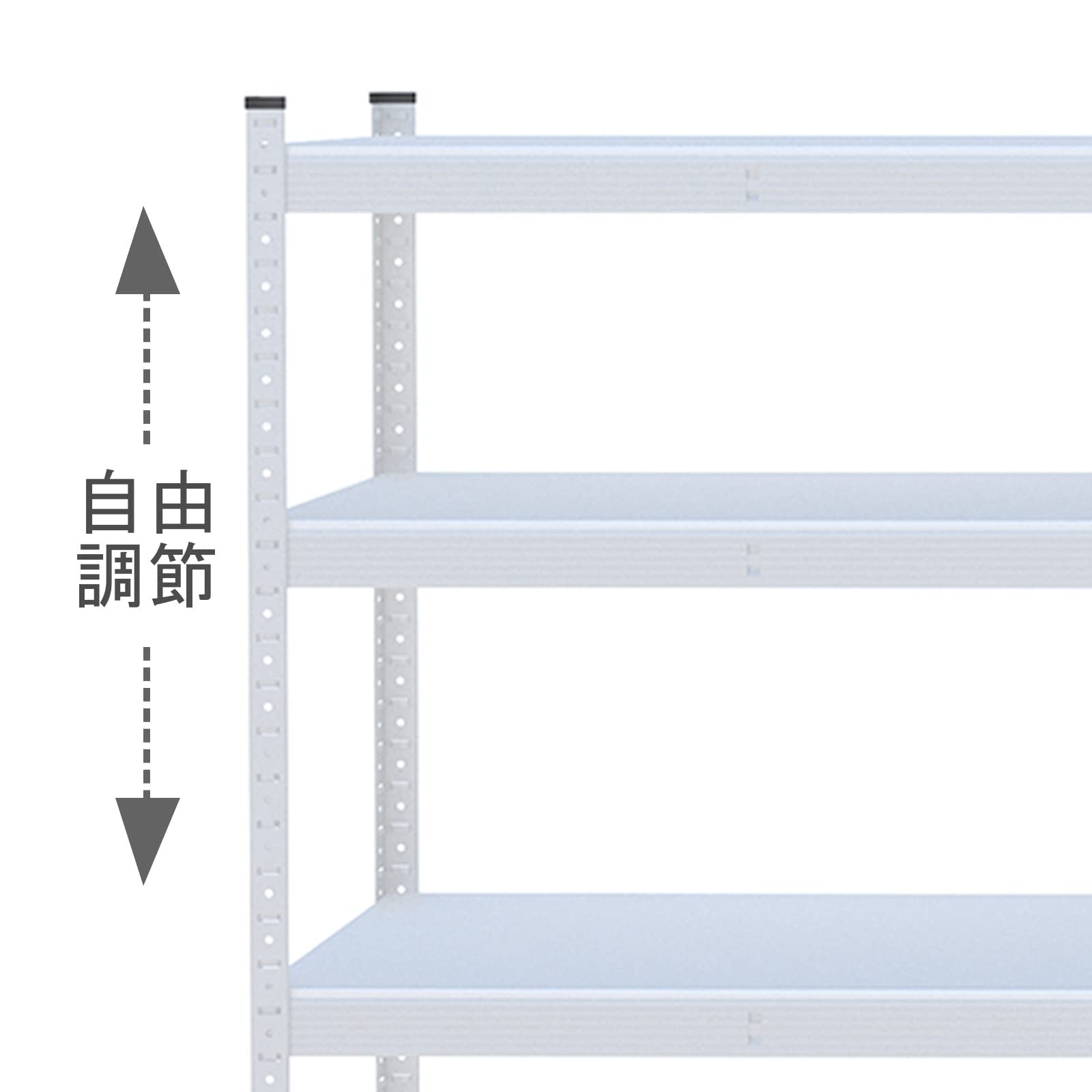 Amazon｜EZcompメタルラック スチールラック 軽量ラック4段 ラック