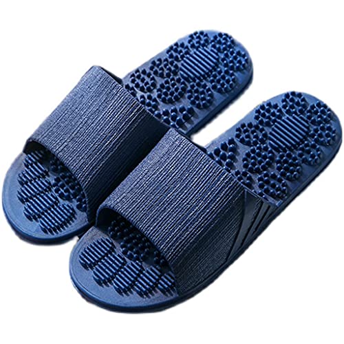 Pantoufles de massage gris clair pour la douche et la maison taille ajustable