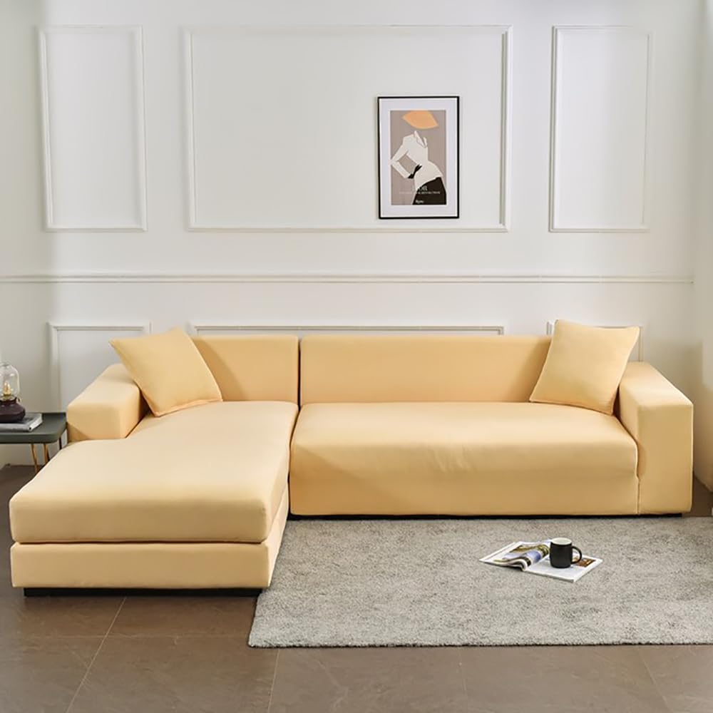 Couvre canapé d'angle imperméable pour banquets et repas en famille