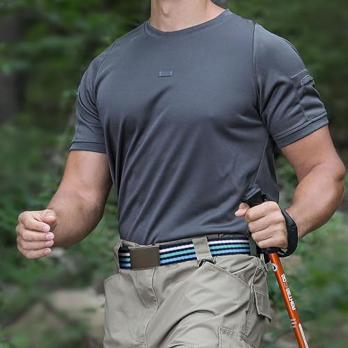 Image of Mile High Life Canvas Web Belt | Cut to Fit Up to 52 inch | Flip-Top Matte Silver Nickel Buckle 12 Colors