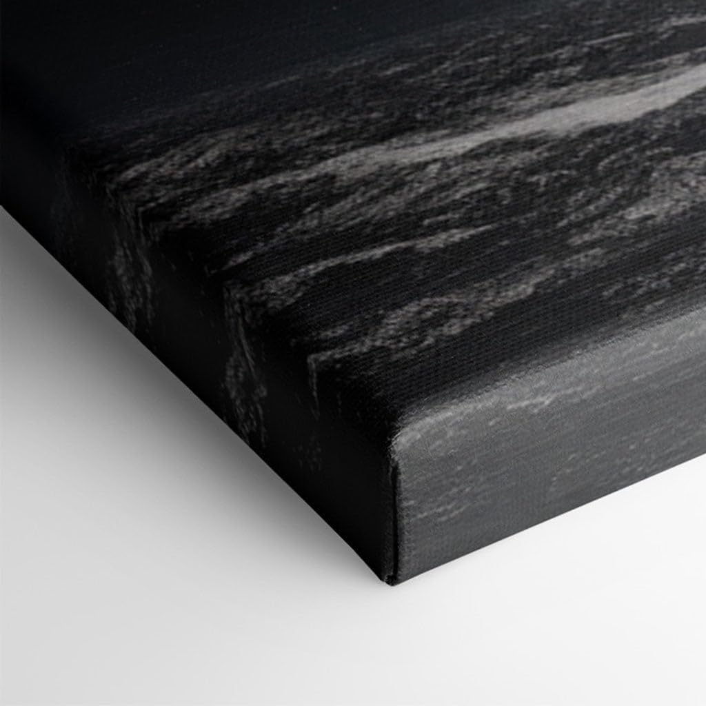 Canvas for Living room. Beacon of Resilience Against the Storm's Rage, 27 x 18 inch Canvas Wall Art - Ready to Hang