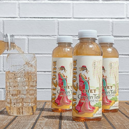 Image of AriZona Diet Green Tea with Ginseng - 16 Fl Oz (12 Pack)