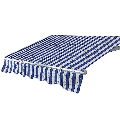 Tissu de remplacement pour auvent rétractable - Abat-jour imperméable balcon et cour - 2
