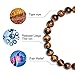 VN Jewelry Handmade Womens Mens 8mm Natural Gemstone Bracelet Adjustable | Chakra Stress Anxiety Power Bead Healing Crystal Gemstone Friendship Bracelet (Brown Tiger's Eye)