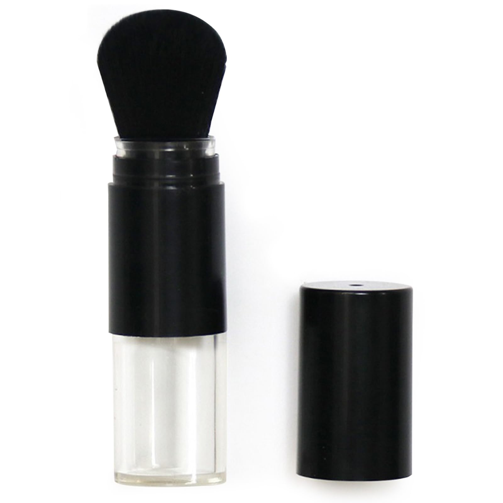 1Pc Helpful Refillable Powder Brush Ergonomic Handle Loose Unique Press-type Makeup Liquid Foundation for Powder Miss Blush Brush