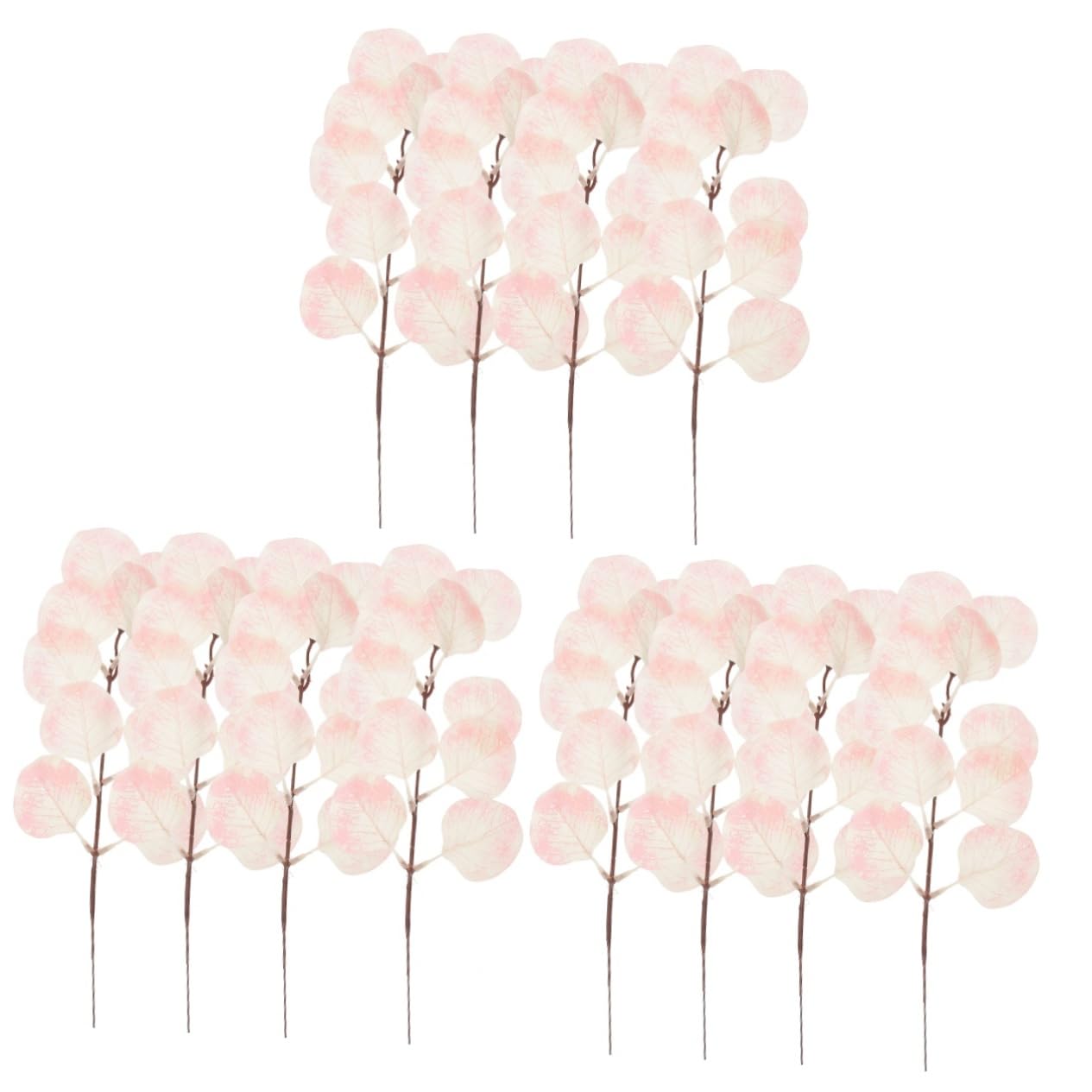 YARNOW 12 Pcs Simulated Eucalyptus Leaves Artificial Leaves Silk Flower Arrangements Palm Tree Leaves Eucalyptus Stems Tropical Palm Tree Fall Leaves Iron Chic Fake Eucalyptus Leaf Decor