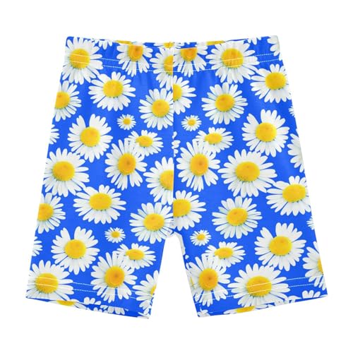 Floral Girls Bike Shorts Toddler Athletic Dance Under Skirts Dance Shorts for Dresses,4T