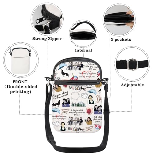 CMNIM Horror Movie Merch TV Show Character Crossbody Purse Bag Washington Gifts Shoulder Bag3