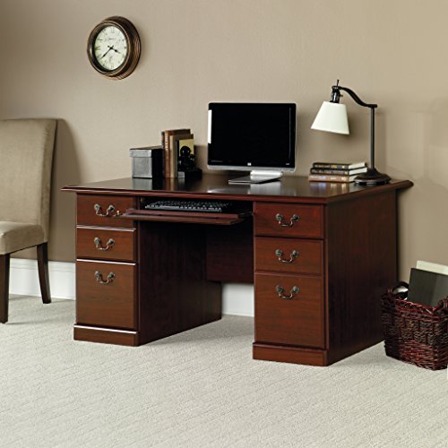 Sauder 109830 Heritage Hill Computer Desk, Classic Cherry Finish thumb #3