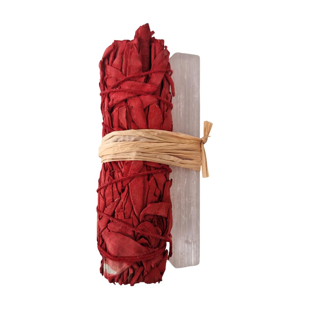 VIE Smudge Stick, Dragon’s Blood and Selenite 4"