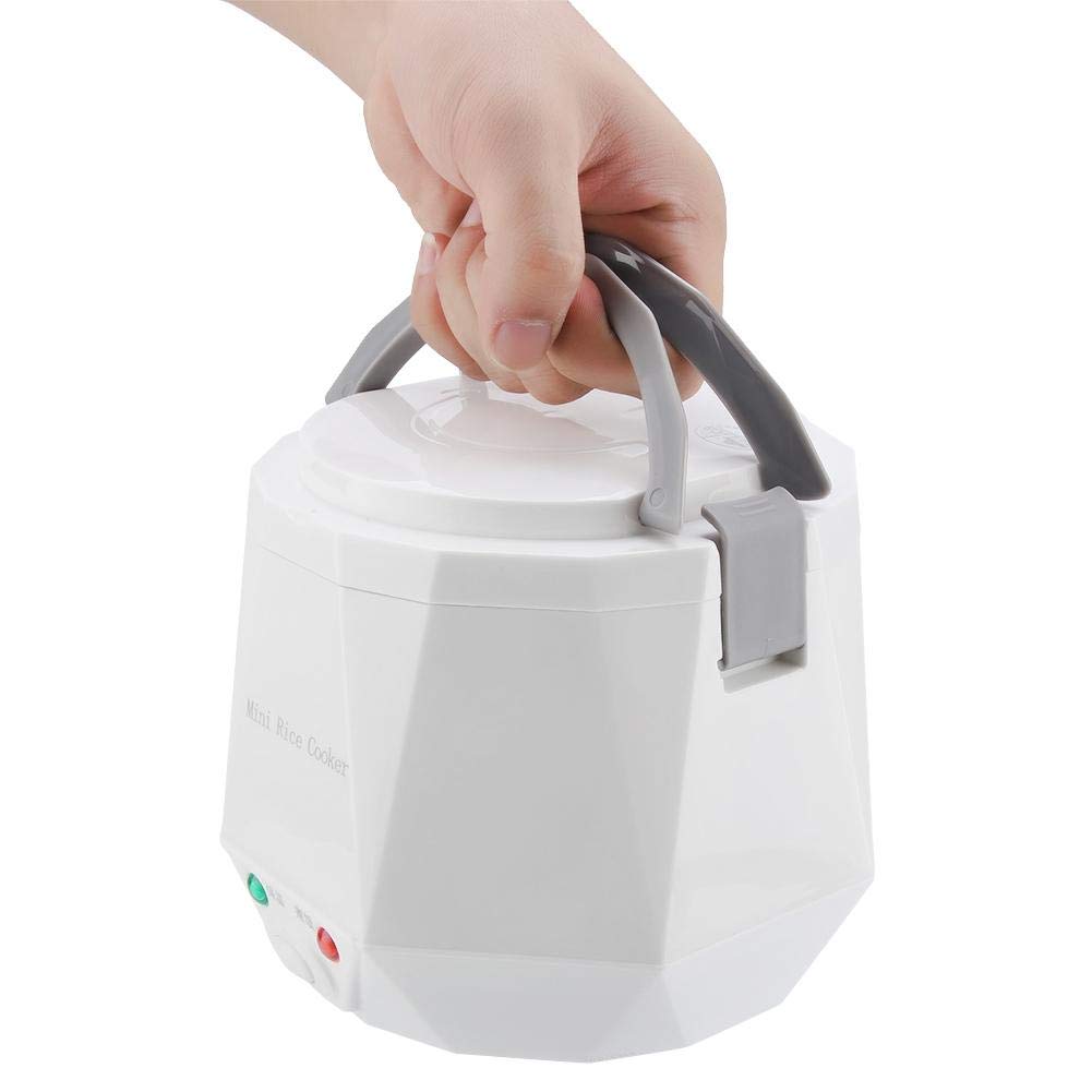 Fornello di riso per auto Pentola elettrica portatile multifunzionale del riso fornello per camion 24V 140W 1.6 L(Bianco)