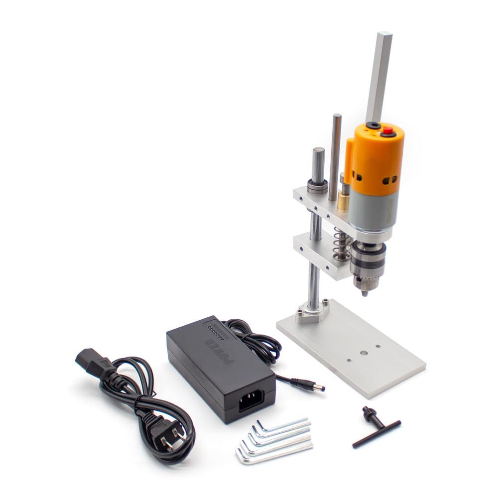 MICROPOWER のニードルフリーメソセラピー機器 Micro Bench Drill Variable Speed Desktop Drilling Machine Portable