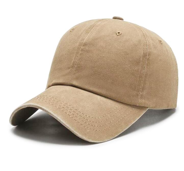 frackson Breathable Cotton Men Sun Visor Cap Baseball Adjustable Sport Summer for Golf Tennis Cricket Cycling Running Gym Sun UV Protection (Khaki Plain)-picture-49
